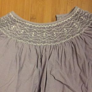 Strasburg Purple Smocked dress